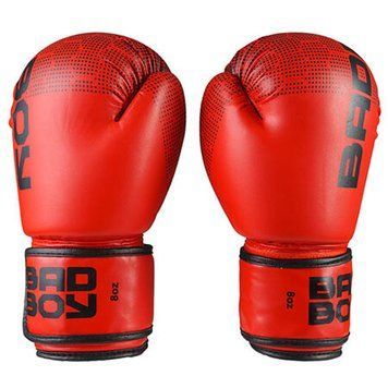 Боксерські рукавички BadBoy 'Жираф', DX, 8 oz, червоний BB-JR8R фото