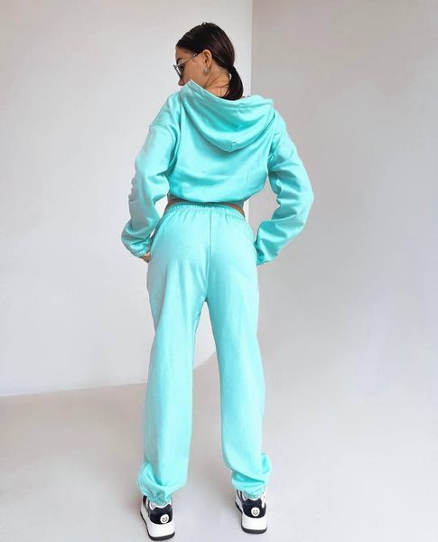 Костюм женский двухнитка (штаны и кофта) RAZ-1455 (42 - 50 р.) Ментол RAZ-1455 фото