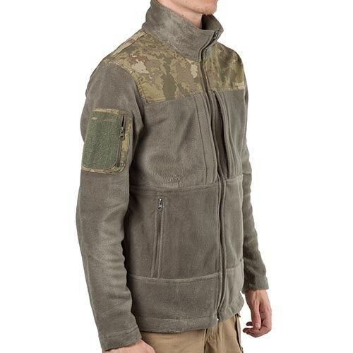 Куртка флісова Bikatex-4, олива, розм. 2XL, вставка на плечах. 090857XXL фото