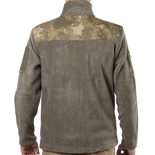 Куртка флісова Bikatex-4, олива, розм. 2XL, вставка на плечах. 090857XXL фото