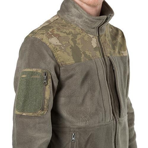 Куртка флісова Bikatex-4, олива, розм. 2XL, вставка на плечах. 090857XXL фото