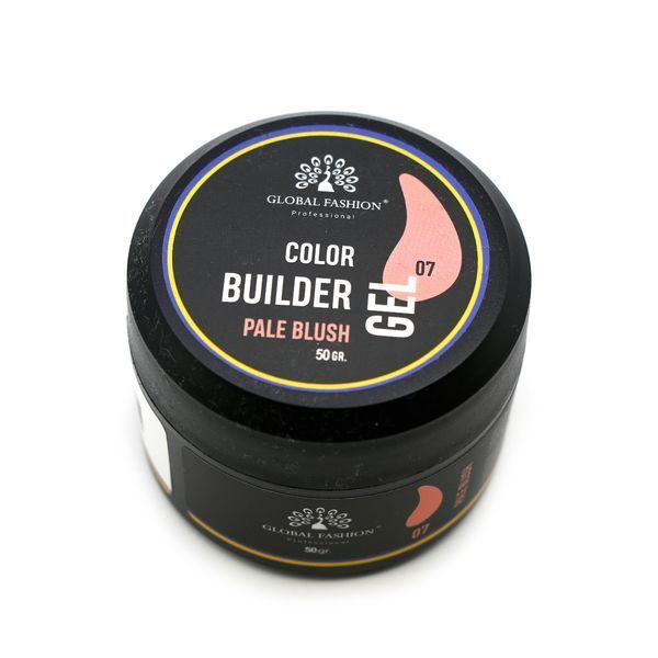 Гель для моделирования ногтей 50 г, Color Builder Gel 07- Pale blush 26246 фото