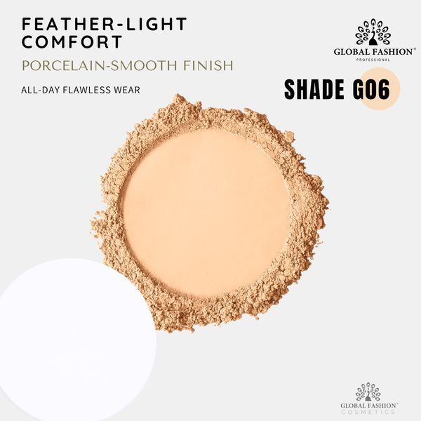 Матова пудра Global Fashion, matte finish powder, 12gr, G06 24985 фото