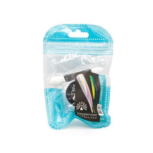 Втирка для ногтей Aurora Pigment Red Green GF04 9202 фото