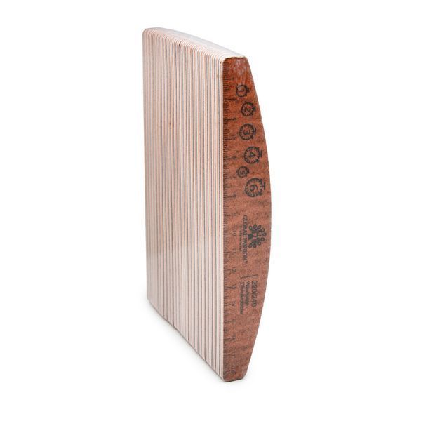 Nail file with ruler, 220/240, rose 25570 фото