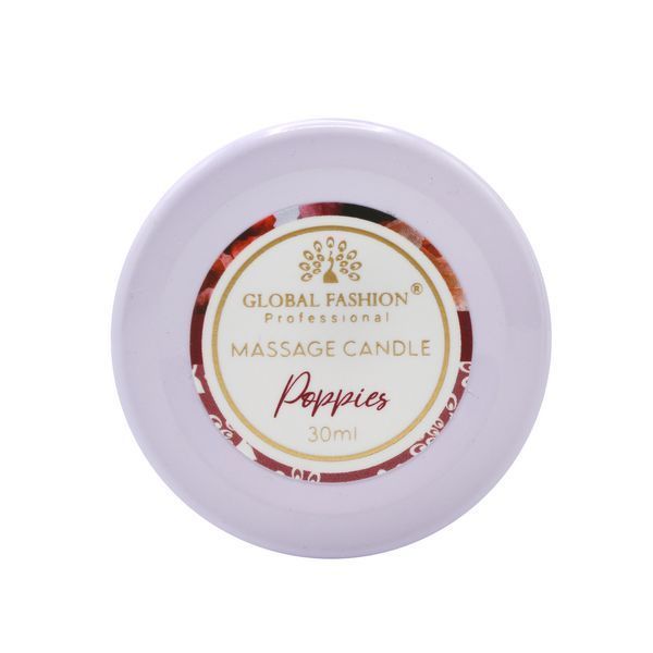 Масажна свічка Global Fashion, 30 ml, Poppies 22082 фото