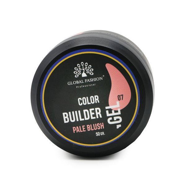 Гель для моделирования ногтей 50 г, Color Builder Gel 07- Pale blush 26246 фото