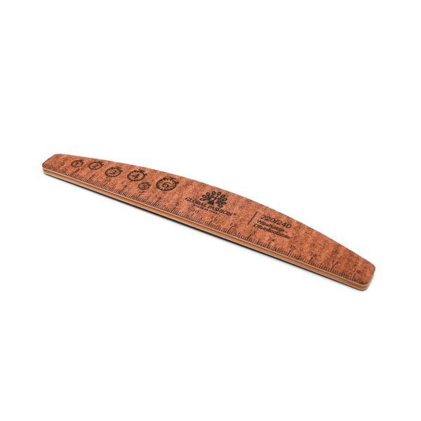 Nail file with ruler, 220/240, rose 25570 фото