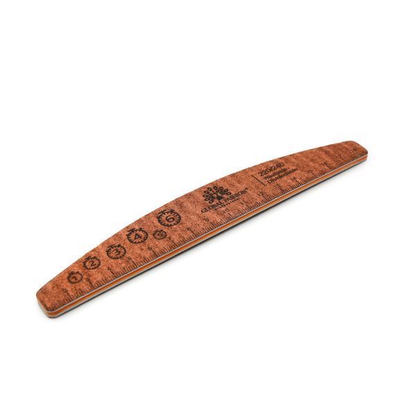 Nail file with ruler, 220/240, rose 25570 фото