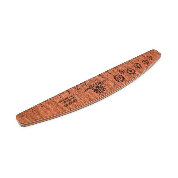 Nail file with ruler, 220/240, rose 25570 фото