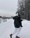 Куртка зимняя женская плащёвка на синтепоне 250 PAP-4070 (42 - 52 р.) Чёрная PAP-4070 фото 3