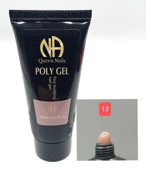 Полігель (акригель) для нігтів Queen Nails No 13, 30 мл 2970678010 фото