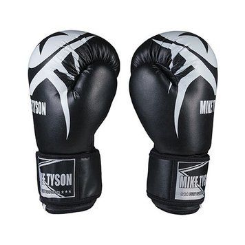 Боксерські рукавички Mike Tyson, PVC, 10 oz, чорний MT1707/103 фото