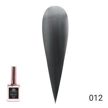 Твердый гель (Hard Gel) 15 мл Global Fashion, 12 (черный), 15 мл (черный) 8234 фото
