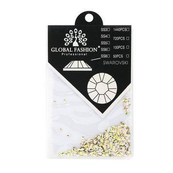 Декор для нігтів 3D (ромбики) Swarovski Global Fashion Green Gold Rhombus 14550 фото