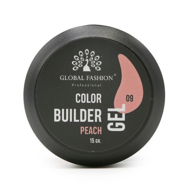 Gel for modeling nails 15 g, Color Builder Gel 09- Peach 19785 фото