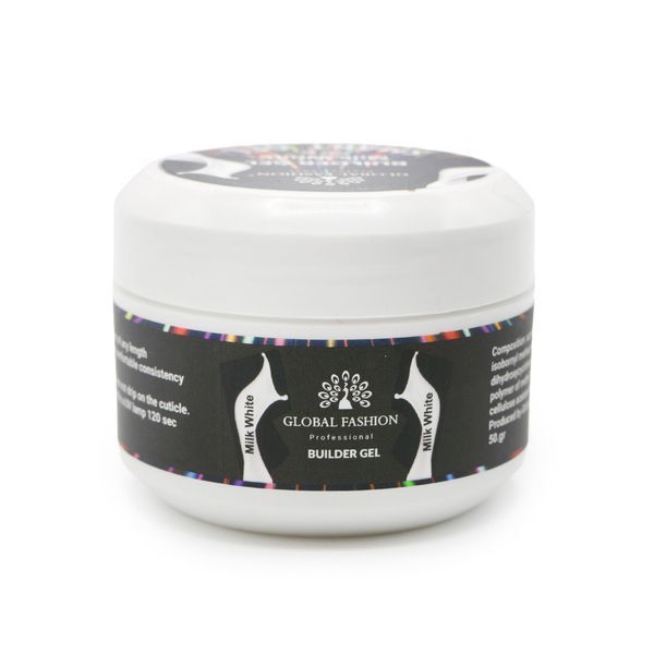Smart Gel 50 г milk двофазний, для моделювання нігтів 26234 фото
