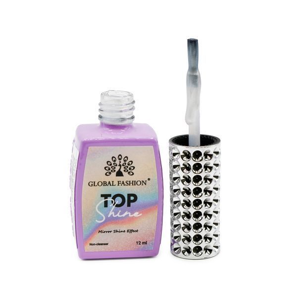 Топ для нігтів з ефектом втирки &laquo;TOP SHINE&raquo; без липкого шару, 12 мл, #06 23124 фото
