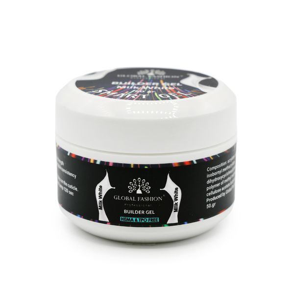 Smart Gel 50 г milk двофазний, для моделювання нігтів 26234 фото