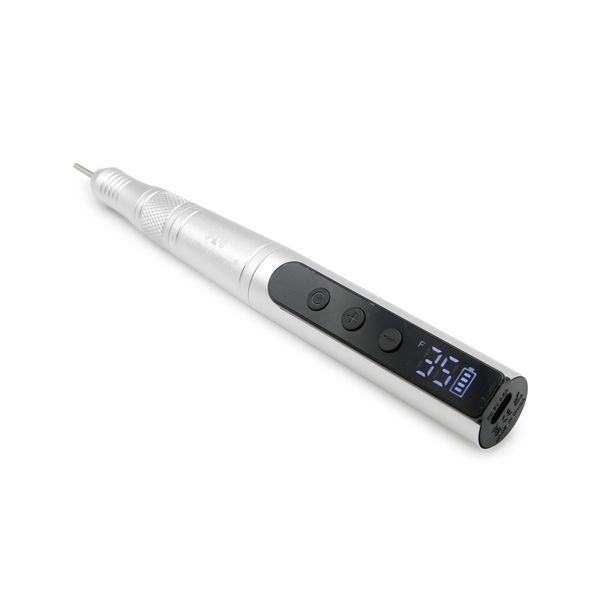 Ручка-аппарат для маникюра и педикюра Global Fashion T7A, 35000 об/мин, silver 24535 фото