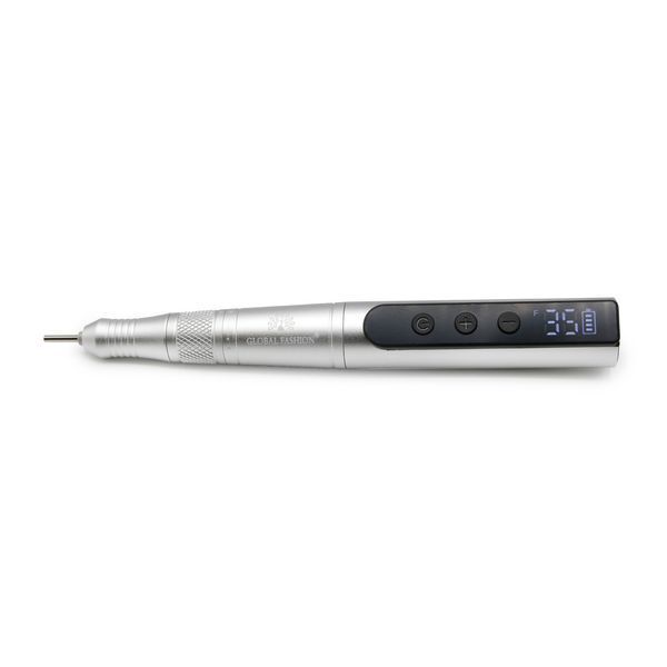 Ручка-аппарат для маникюра и педикюра Global Fashion T7A, 35000 об/мин, silver 24535 фото