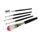 Набор кистей для макияжа 5 шт Global Fashion Cosmetic Brush, черная ручка 11799 фото 1