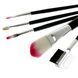 Набор кистей для макияжа 5 шт Global Fashion Cosmetic Brush, черная ручка 11799 фото 3