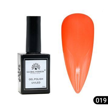 Гель лак Global Fashion, Gel polish&nbsp;15&nbsp;ml,&nbsp;19 23855 фото