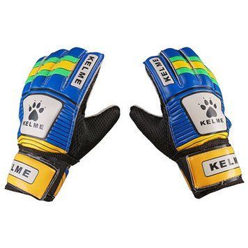 Вратарские перчатки Latex Foam Kelme, оранжевый/синий, размер 6 GET-KLM6 фото