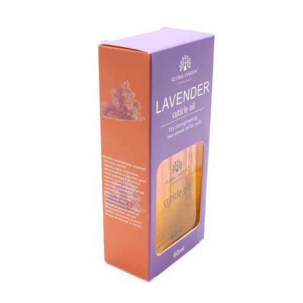 Сухое двухфазное масло, укрепляющее Lavender Global Fashion, 60 мл 24592 фото