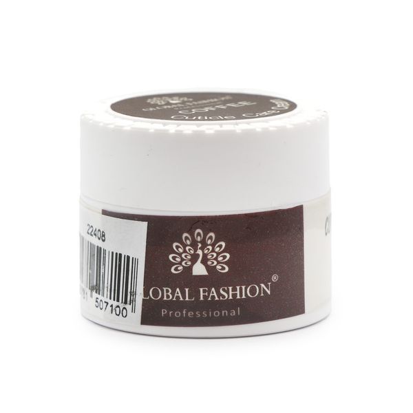 Крем для догляду за кутикулою Global Fashion, 5 гр, Coffee 22408 фото