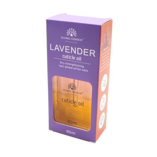 Сухое двухфазное масло, укрепляющее Lavender Global Fashion, 60 мл 24592 фото