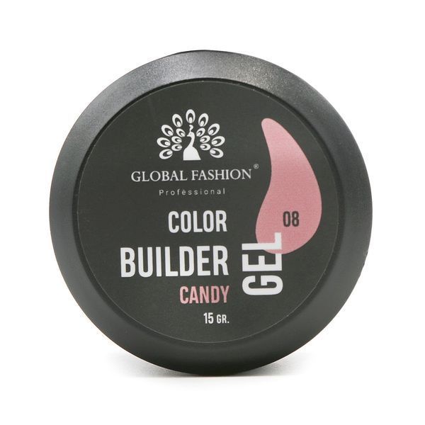 Gel for modeling nails 15 g, Color Builder Gel 08- Candy 19784 фото