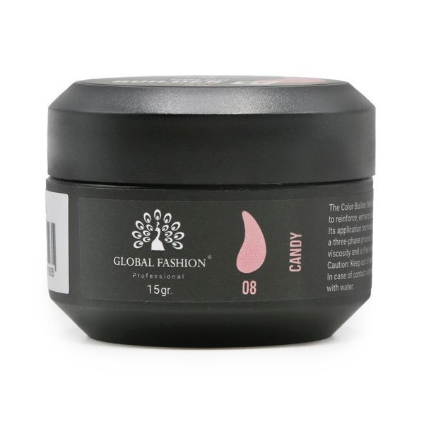 Gel for modeling nails 15 g, Color Builder Gel 08- Candy 19784 фото
