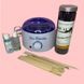 Набір для депіляції з банковим воскоплавом Pro Wax 100 White з воском 400 г 2970677859 фото 1