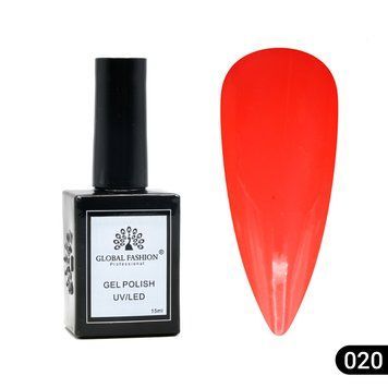 Гель лак Global Fashion, Gel polish&nbsp;15&nbsp;ml,&nbsp;20 23856 фото
