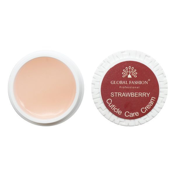 Крем для догляду за кутикулою Global Fashion, 5 гр, Strawberry 22409 фото
