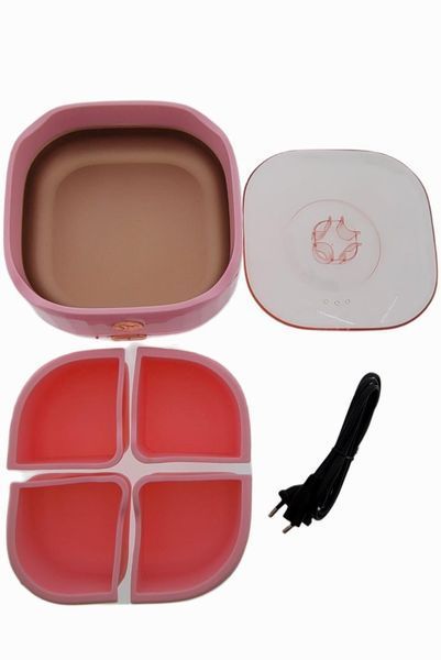 Воскоплав SM-5001A Wax Warmer 4 в 1, силікон, рожевий 23403 фото