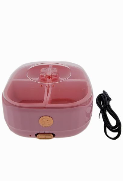Воскоплав SM-5001A Wax Warmer 4 в 1, силікон, рожевий 23403 фото