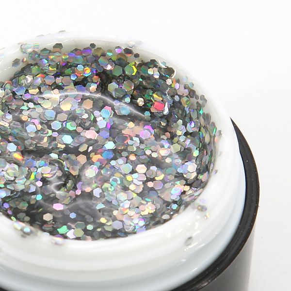 Глиттер гель Global Fashion 5 гр, Glitter gel 02 6113 фото