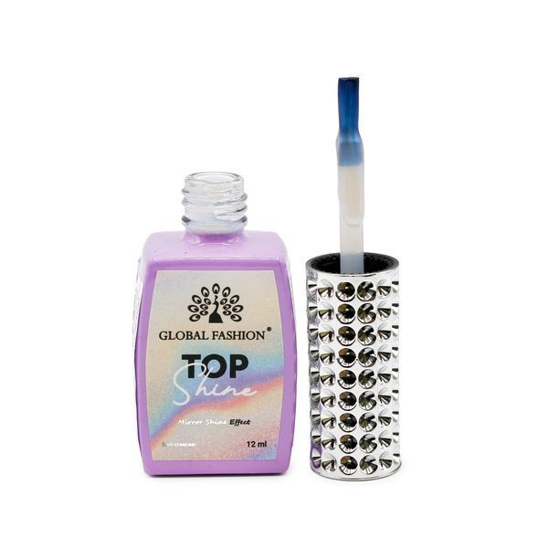 Топ для ногтей с эффектом втирки &laquo;TOP SHINE&raquo; без липкого слоя, 12 мл, #08 23126 фото