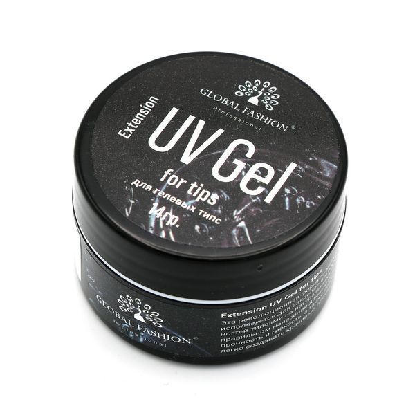 Гель для гелевих типс Extension UV Gel, прозорий, 14 гр 16056 фото