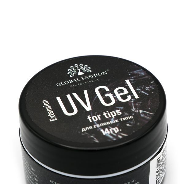 Гель для гелевих типс Extension UV Gel, прозорий, 14 гр 16056 фото