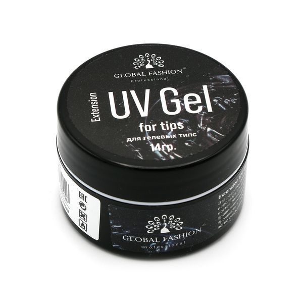 Гель для гелевих типс Extension UV Gel, прозорий, 14 гр 16056 фото