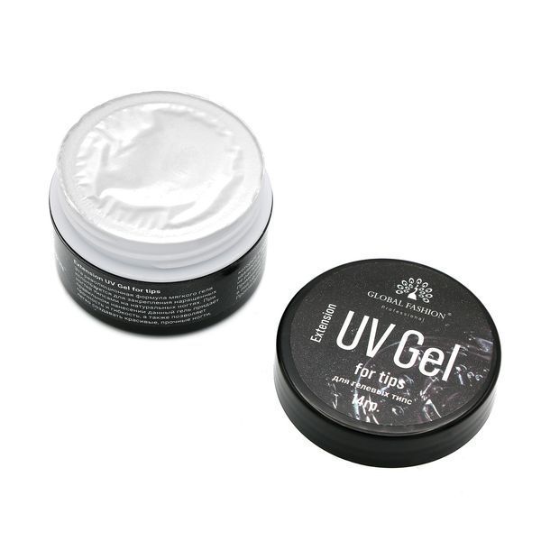 Гель для гелевих типс Extension UV Gel, прозорий, 14 гр 16056 фото