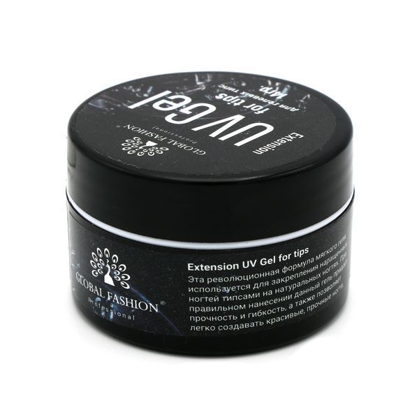Гель для гелевих типс Extension UV Gel, прозорий, 14 гр 16056 фото