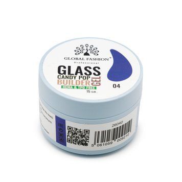 Гель для моделювання нігтів 15 г, Glass Candy Pop Builder Gel 04 26040 фото