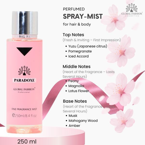 Мист для тела, Global Fashion, Paradoxe, 250ml 25067 фото