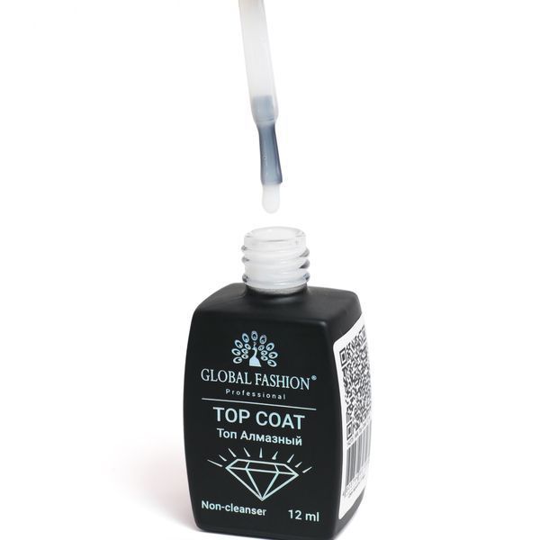 Молочный топ без липкого слоя Global Fashion Milk Top Coat, 12 мл (топ/финиш) 14275 фото