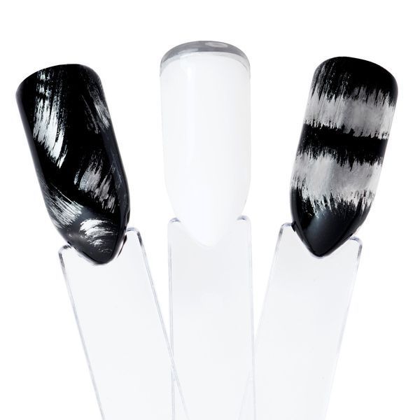 Гель-краска METALLIC GEL, зеркальный эффект, Global Fashion, SILVER, 5 г 13708 фото